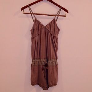 Aritzia Wilfred Grey Romper